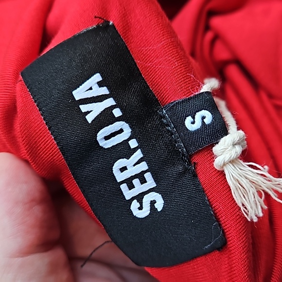 SER.O.YA Revolve Red Sexy Brogan Midi Bodycon Dress S NWT - Picture 8 of 10